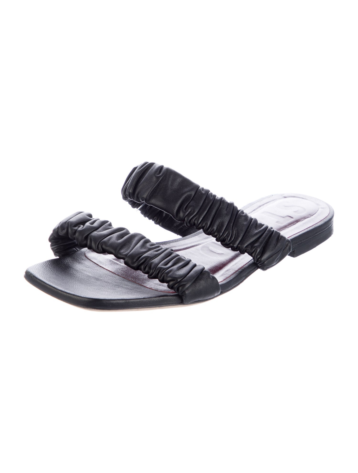 Staud Leather Slides