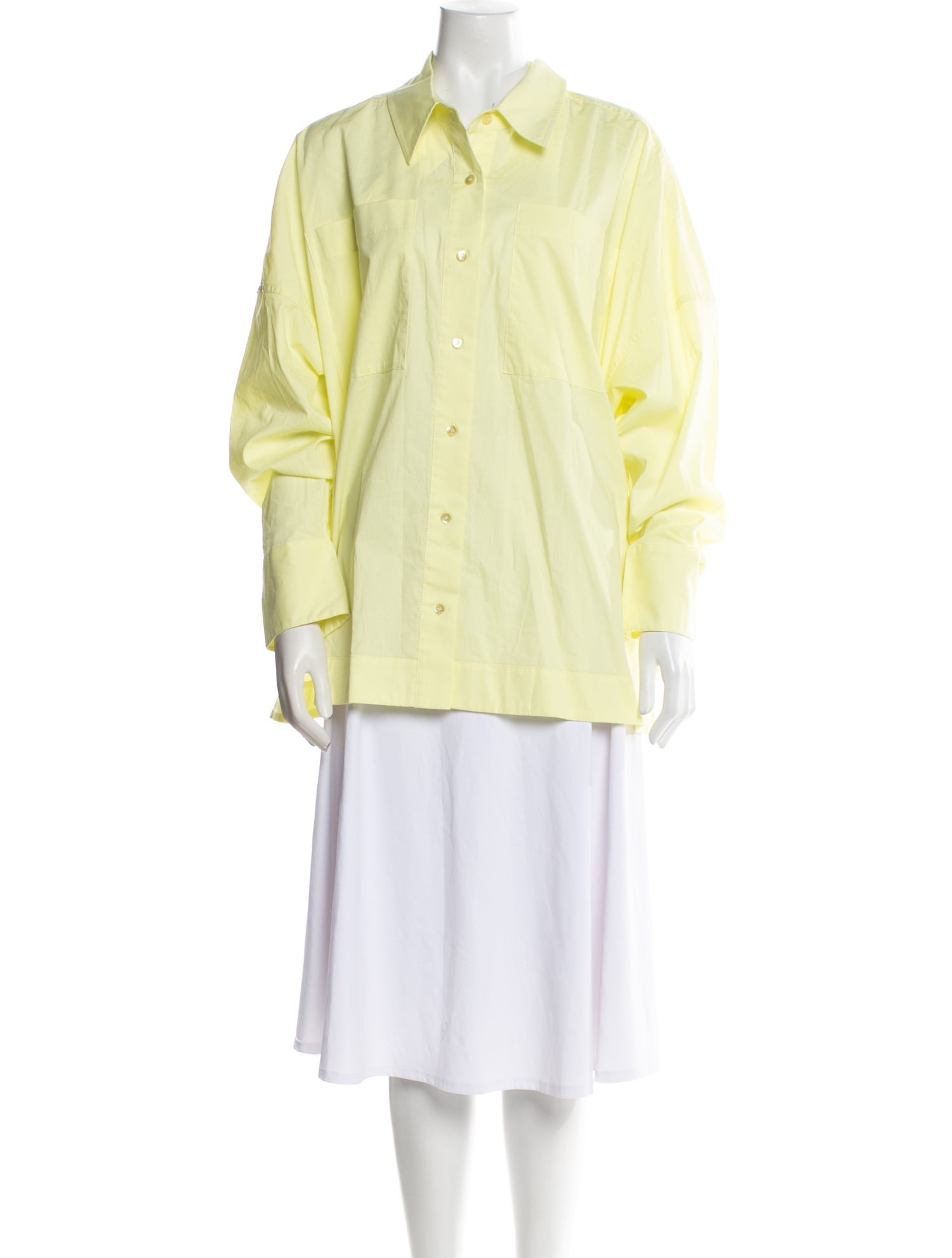 Staud Long Sleeve Button-Up Top w/ Tags