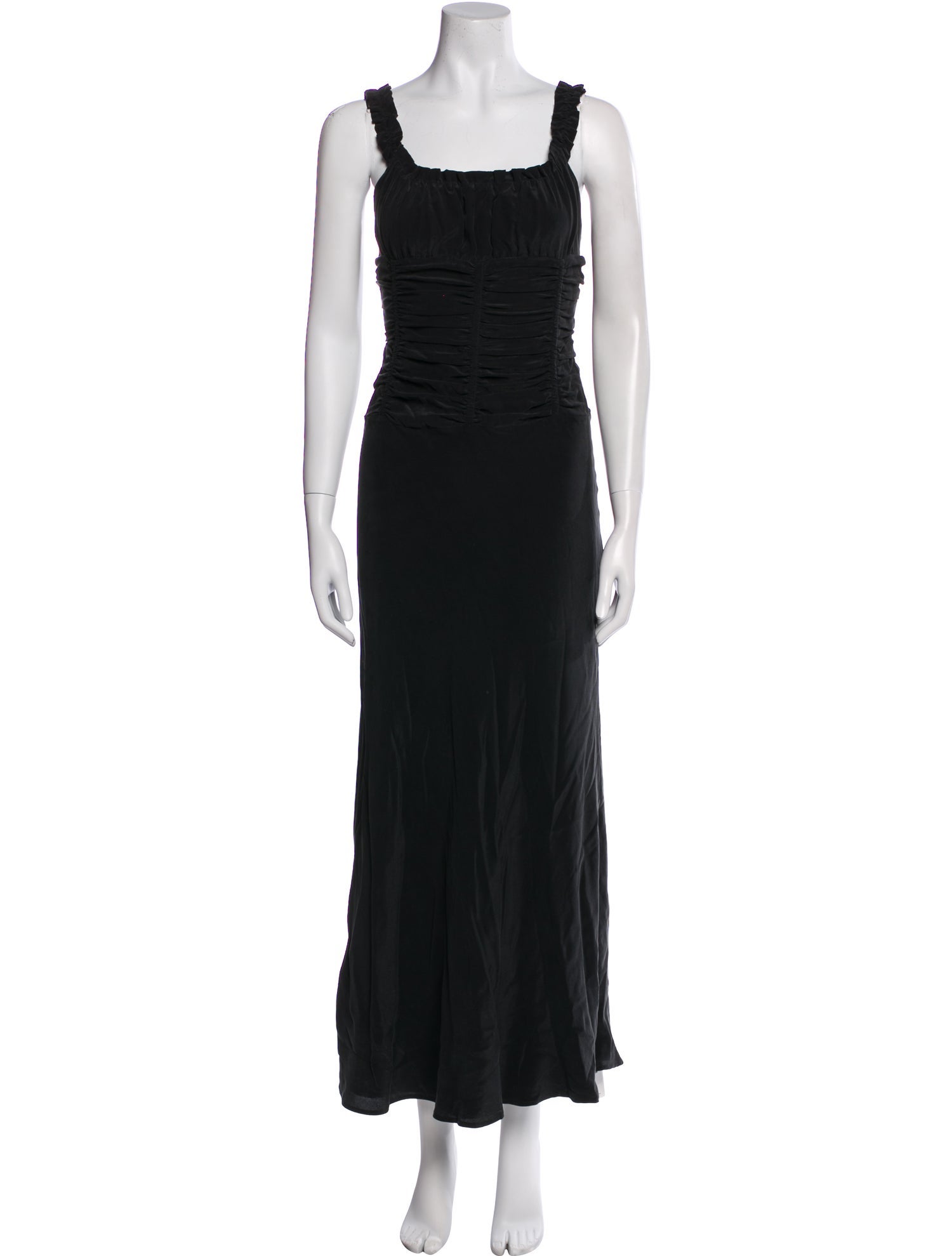 Staud Silk Long Dress