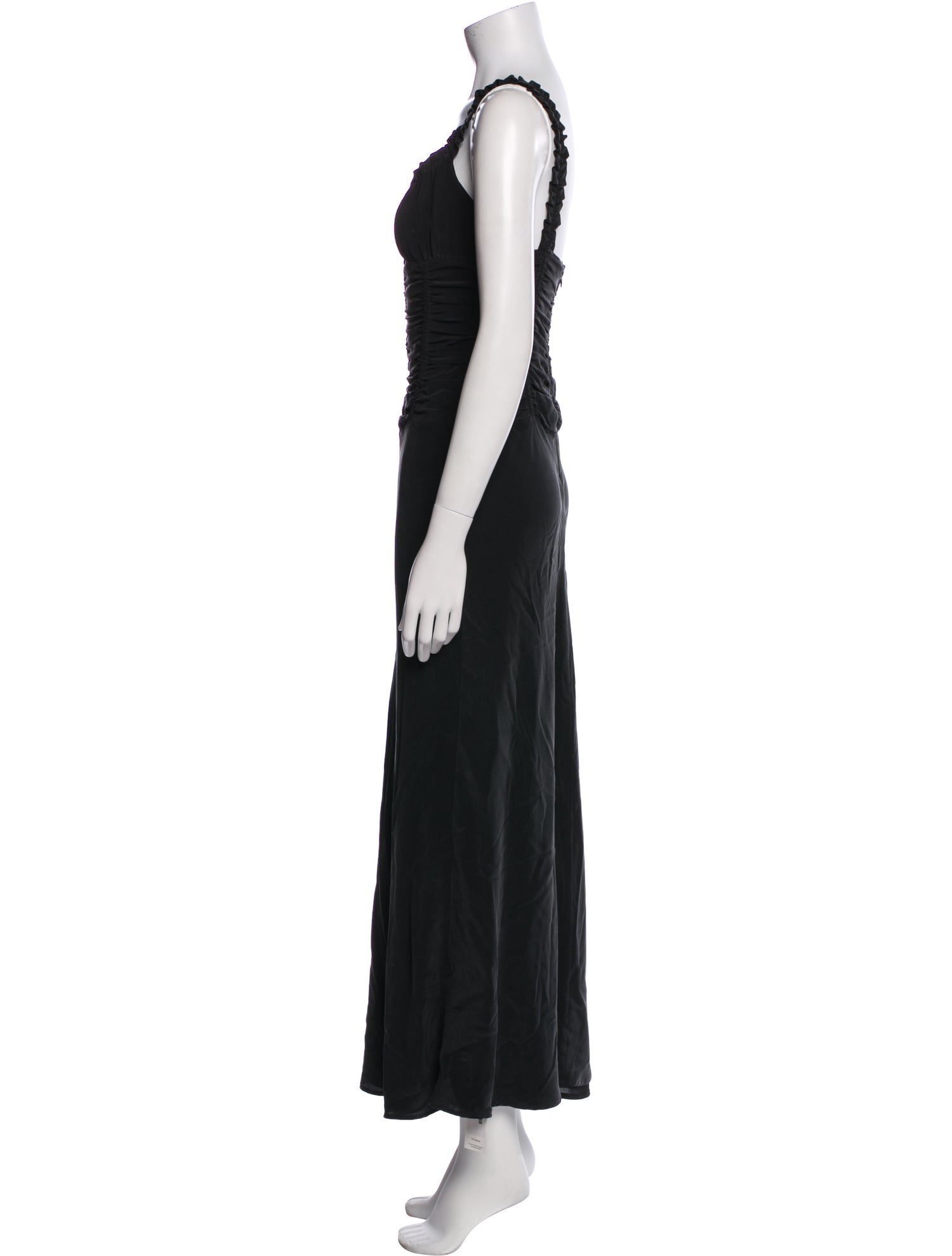 Staud Silk Long Dress