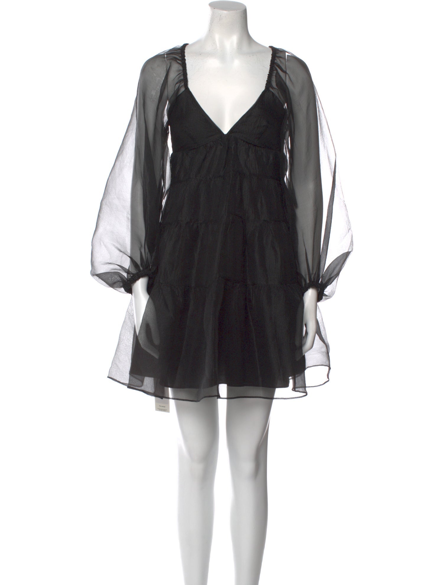 Staud Square Neckline Mini Dress