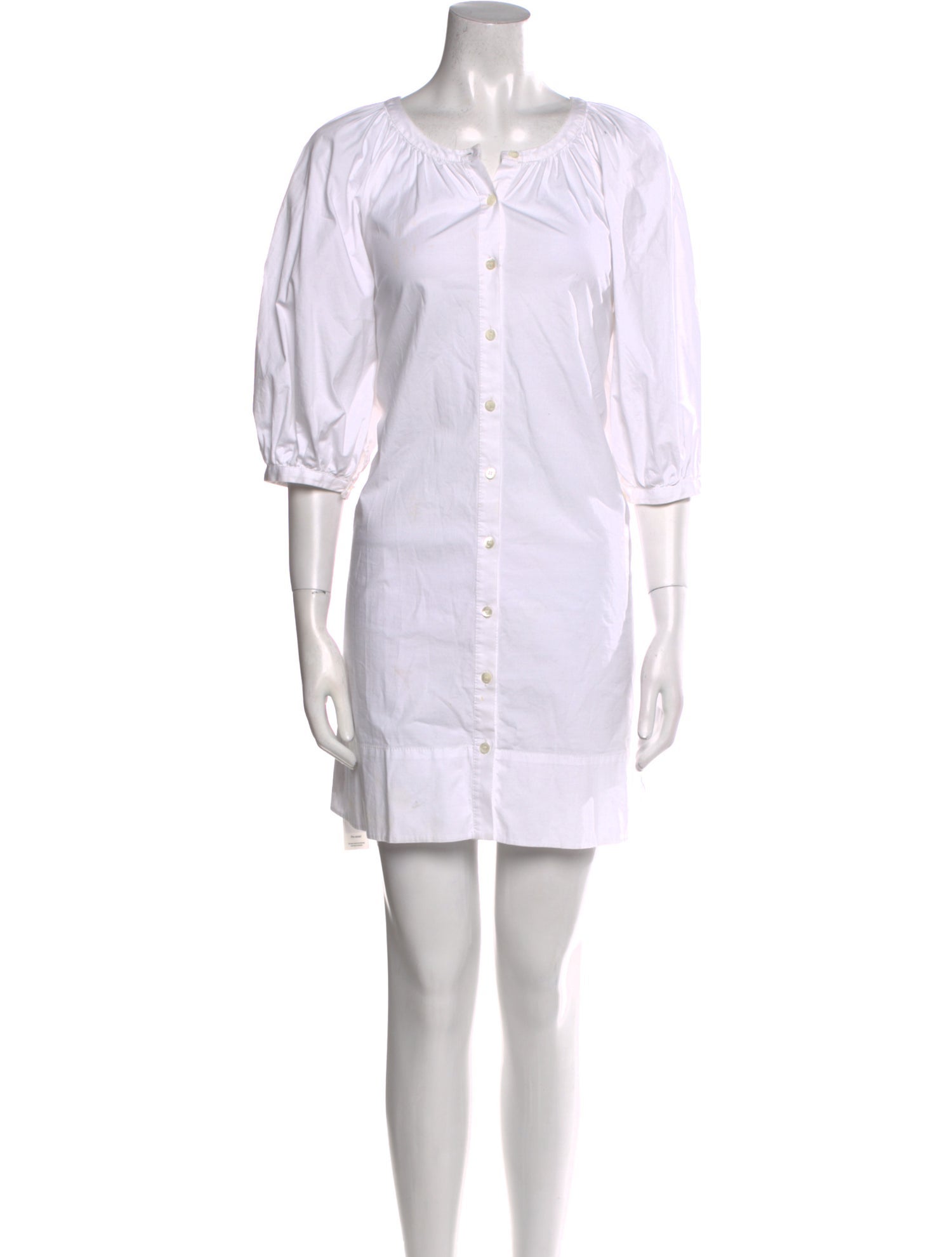 Staud Scoop Neck Mini Dress