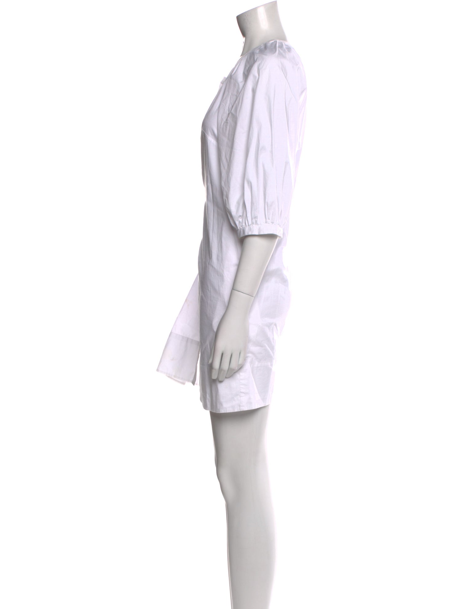 Staud Scoop Neck Mini Dress