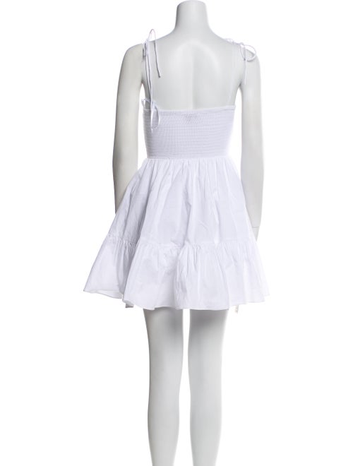 Staud Square Neckline Midi Length Dress