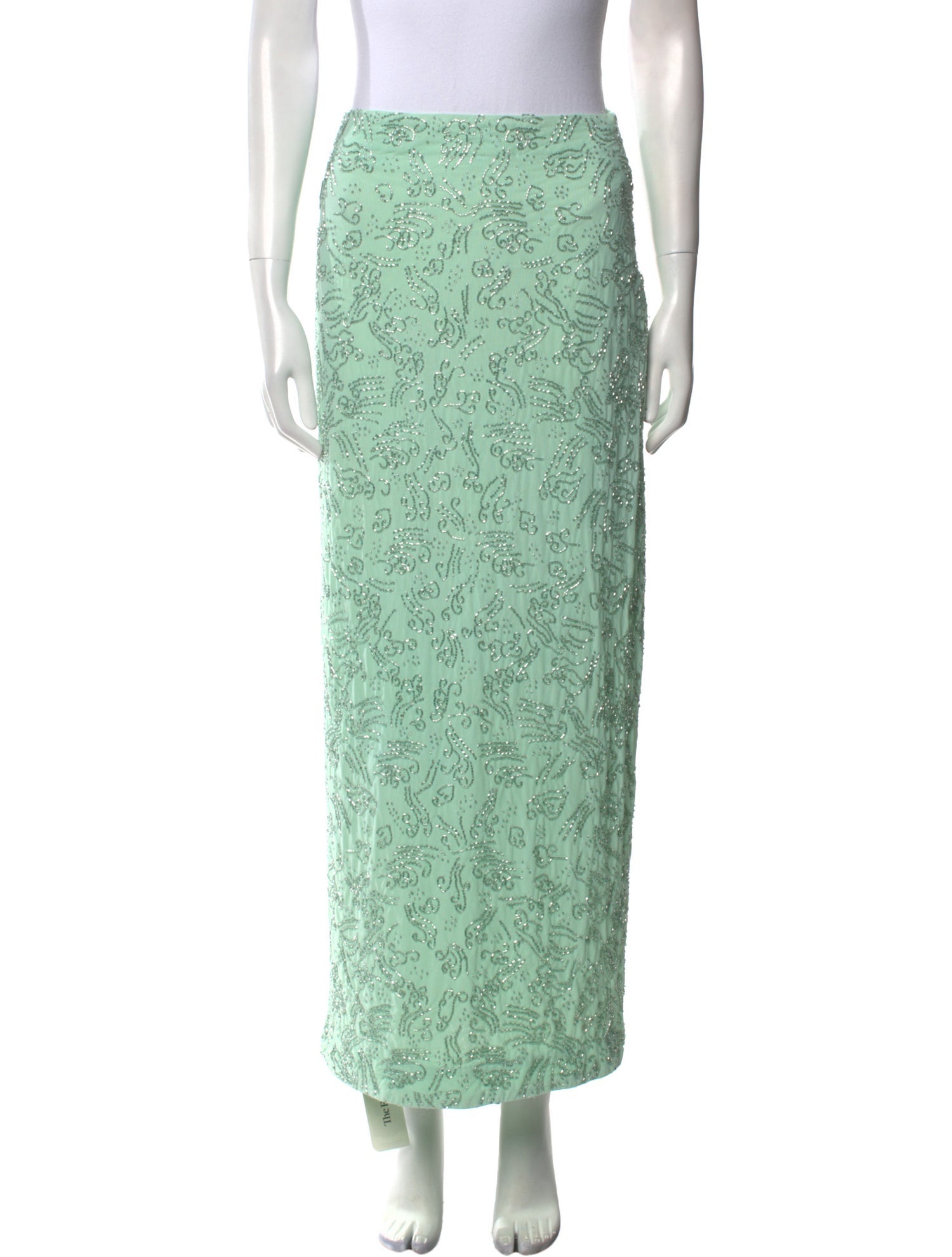 Staud Nylon Midi Length Skirt