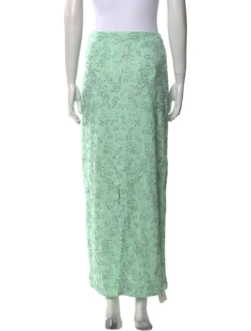 Staud Nylon Midi Length Skirt