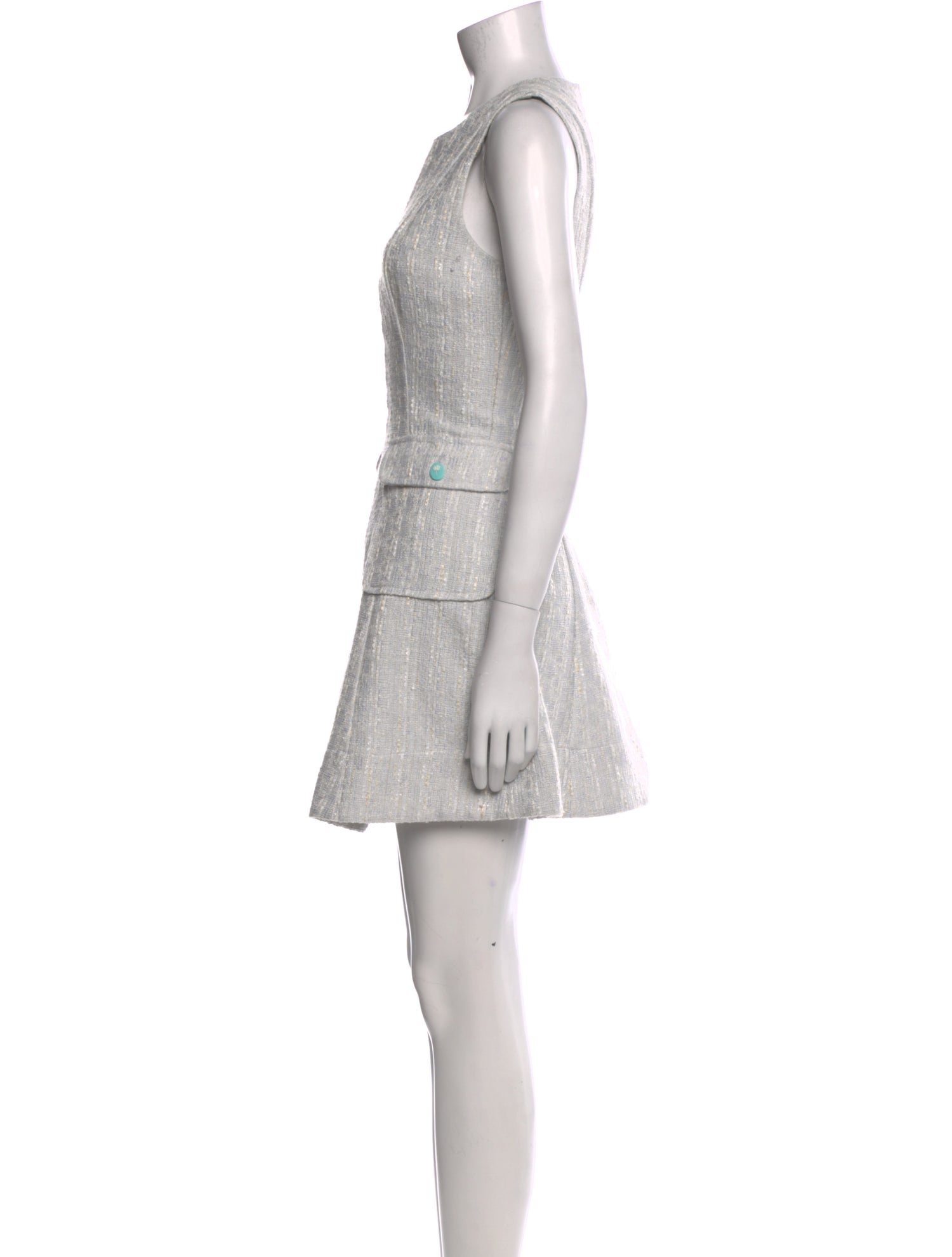 Staud Crew Neck Mini Dress