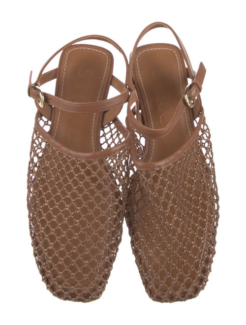 Staud Leather Slingback Sandals