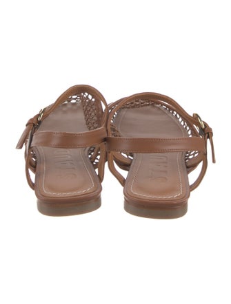 Staud Leather Slingback Sandals