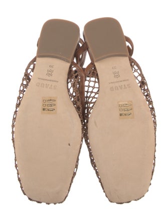 Staud Leather Slingback Sandals
