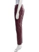 Staud Faux Leather Straight Leg Pants