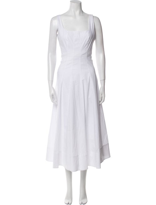 Staud Square Neckline Long Dress