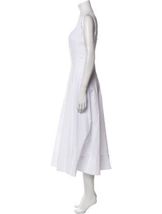 Staud Square Neckline Long Dress