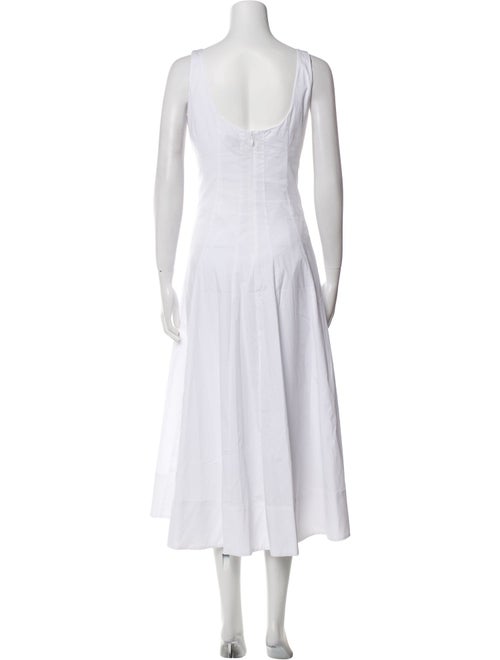 Staud Square Neckline Long Dress