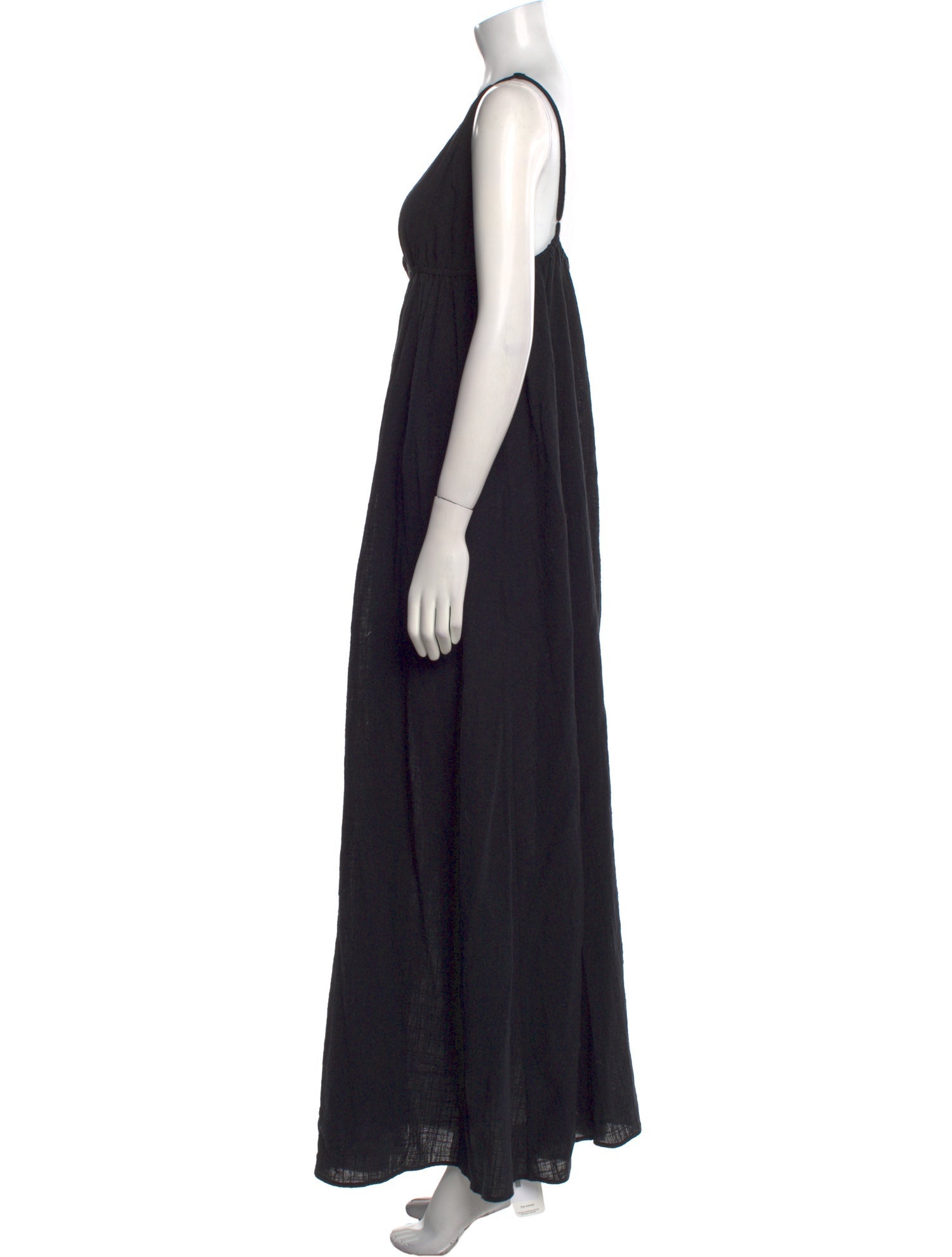 Staud V-Neck Long Dress
