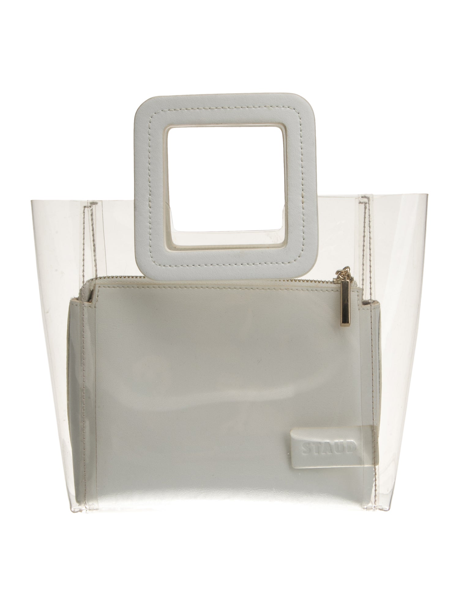 Staud PVC Top Handle Bag