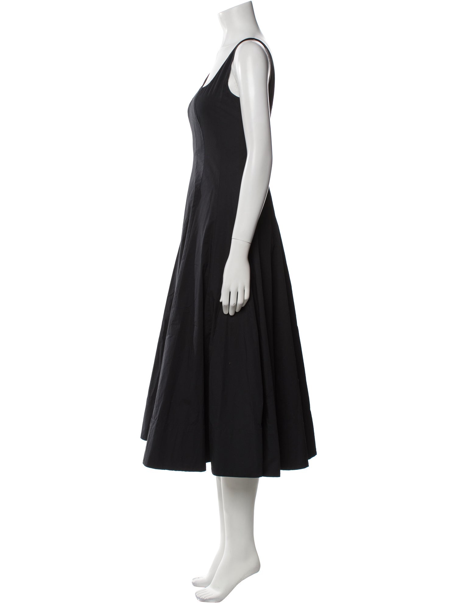 Staud Square Neckline Long Dress