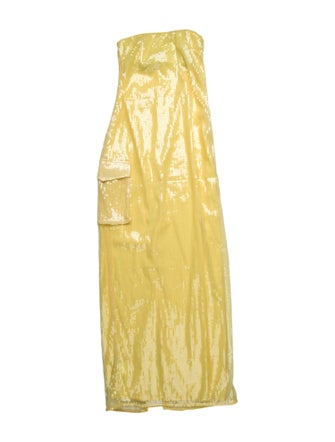 Staud Strapless Long Dress