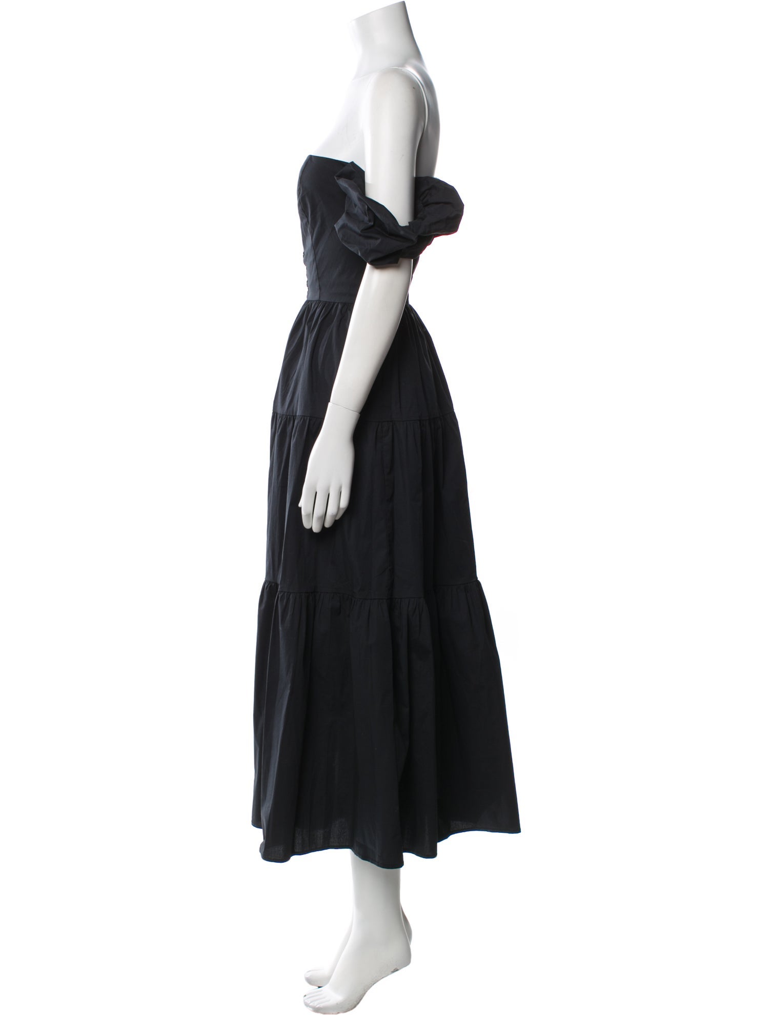 Staud Off-The-Shoulder Long Dress