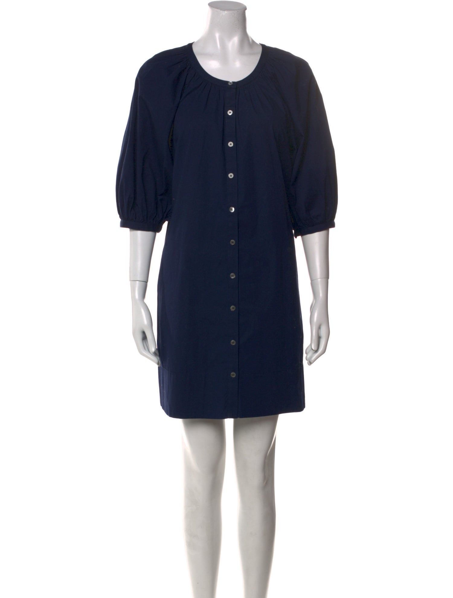 Staud Scoop Neck Mini Dress