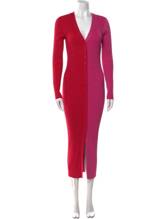 Staud Nylon Midi Length Dress