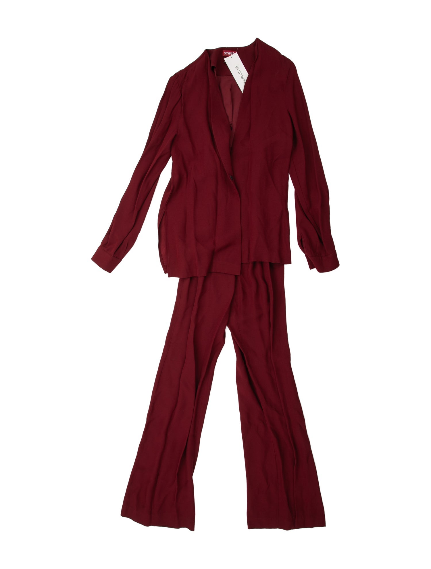 Staud V-Neck Jumpsuit
