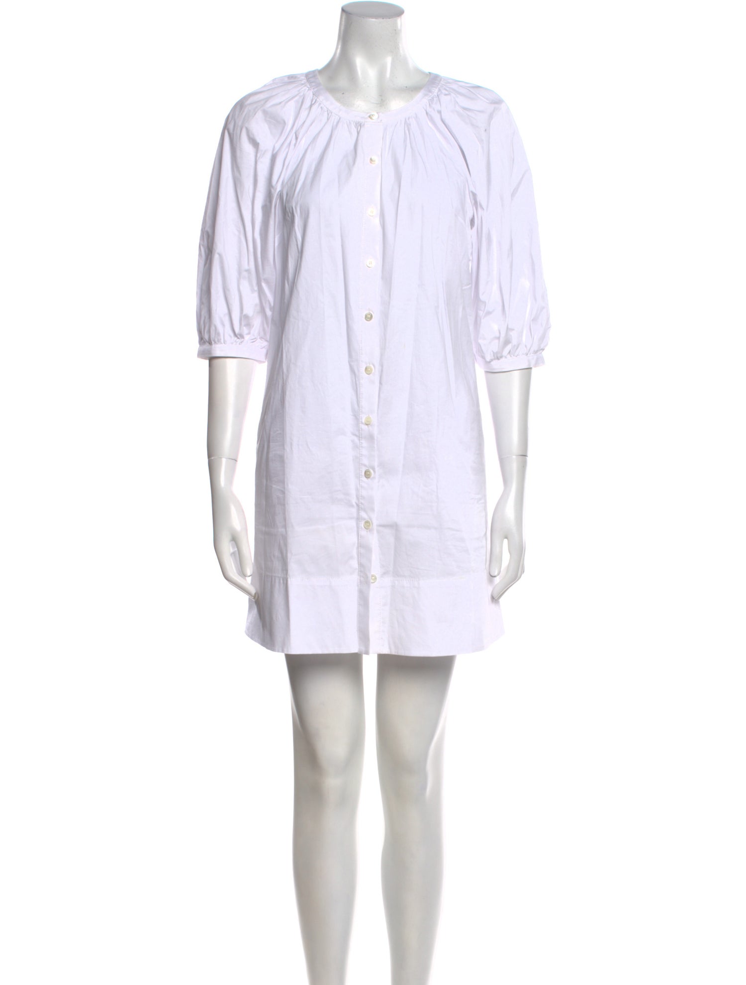 Staud Crew Neck Mini Dress