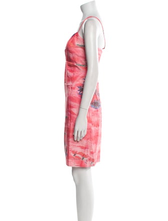 Staud Printed Knee-Length Dress