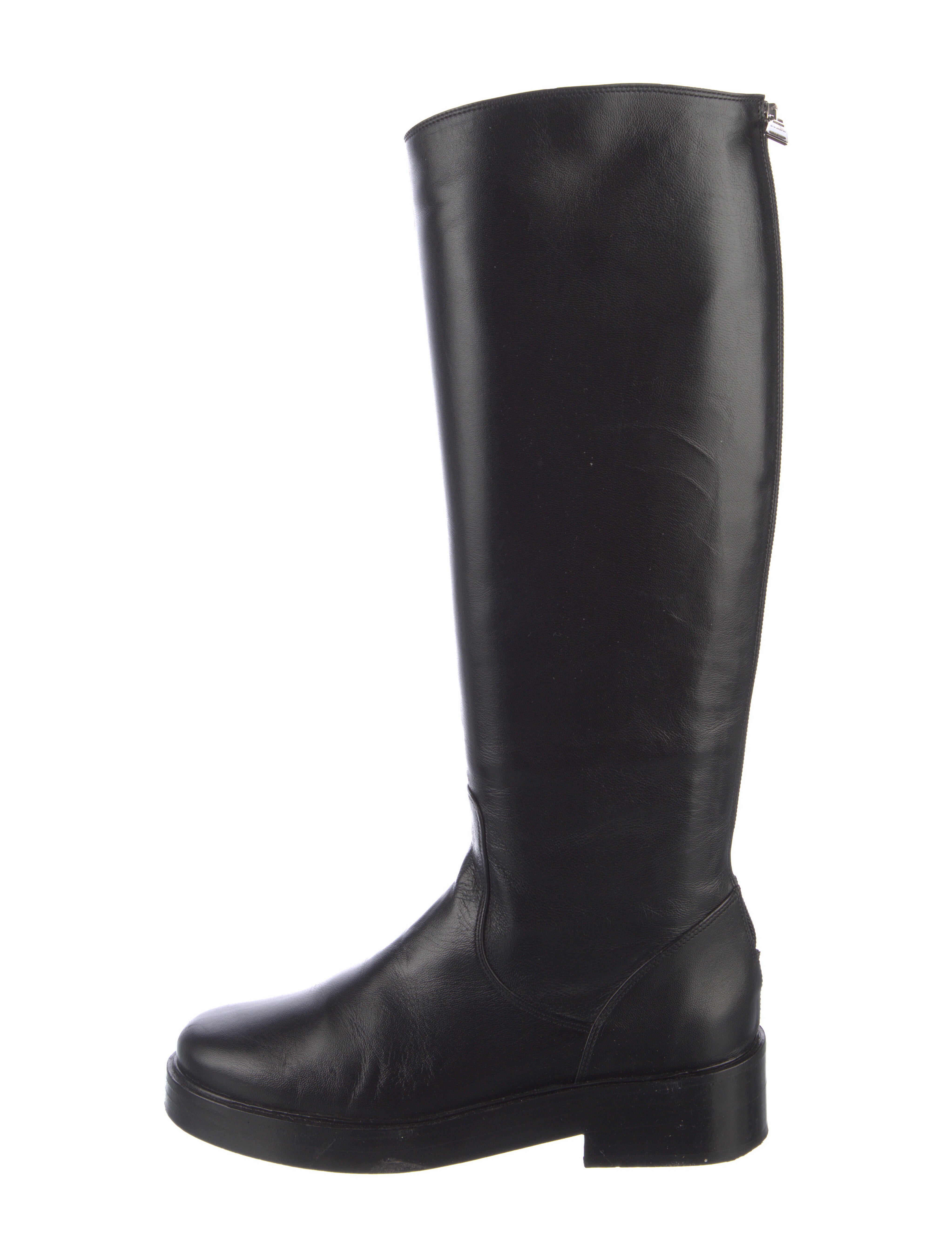 Staud Leather Riding Boots