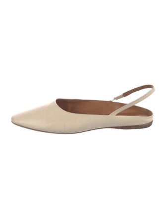 Staud Leather Slingback Flats
