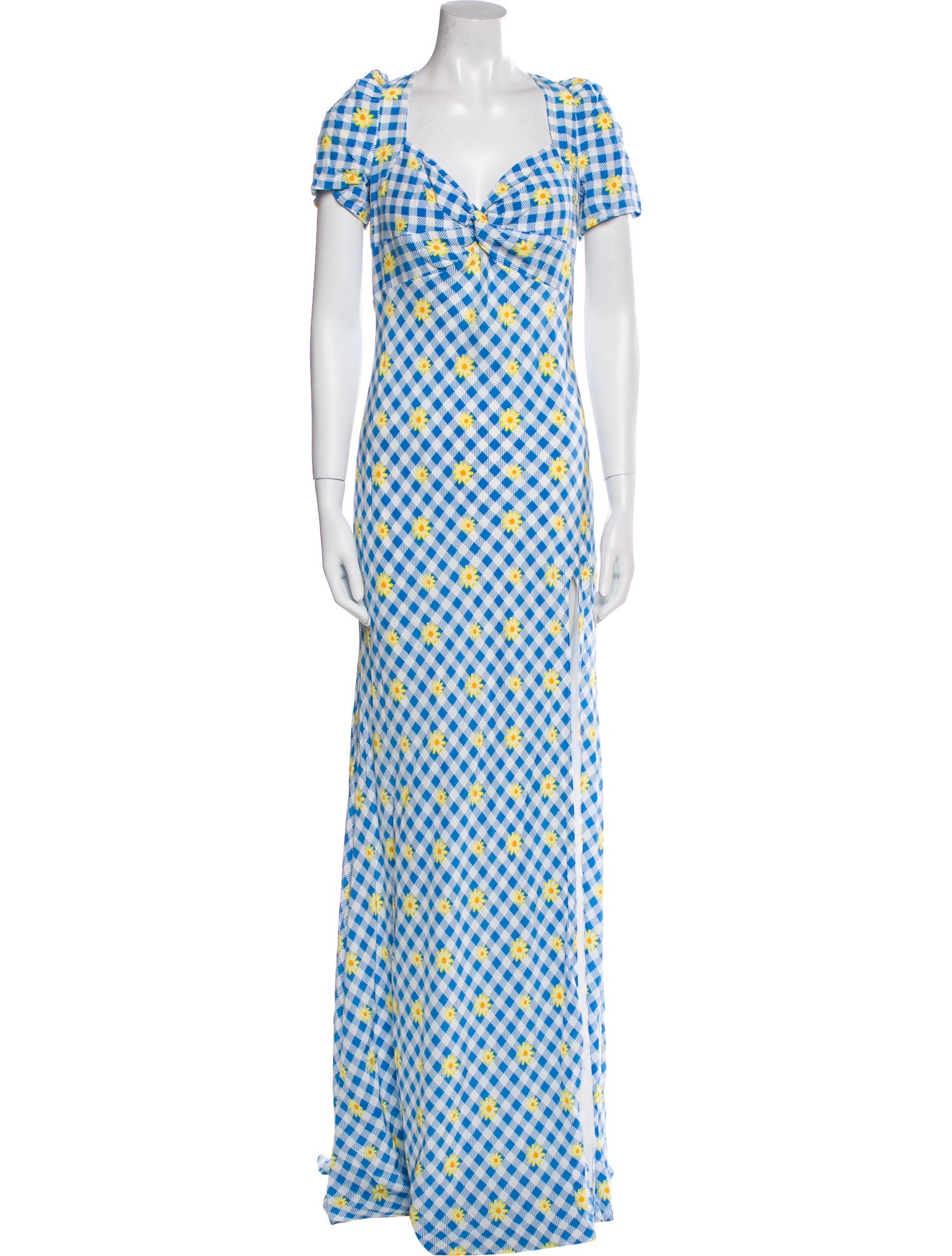 Staud Printed Long Dress