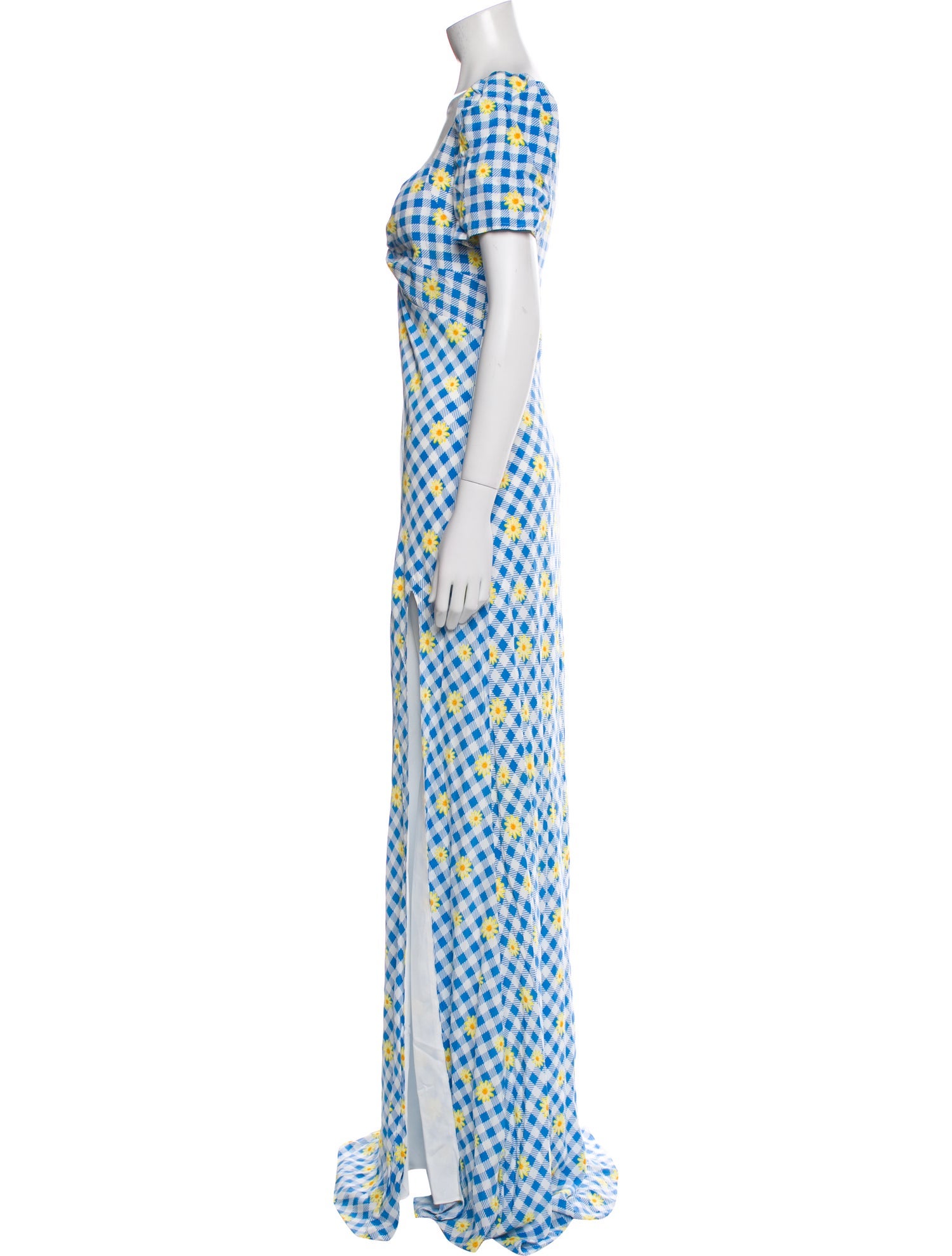 Staud Printed Long Dress