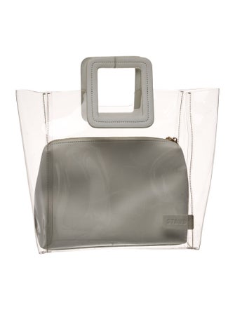 Staud PVC Top Handle Bag