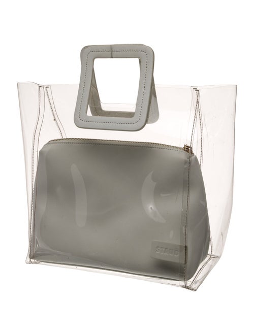 Staud PVC Top Handle Bag