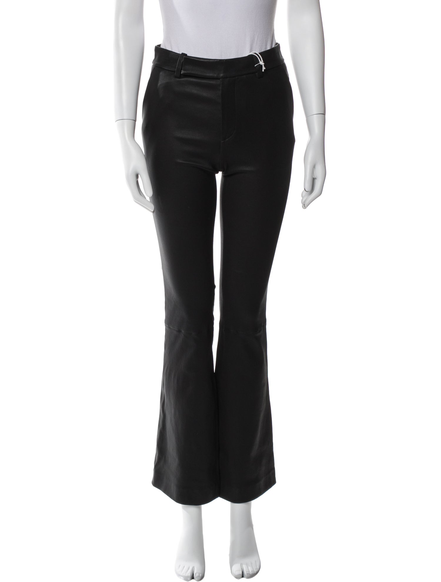 Staud Lamb Leather Straight Leg Pants w/ Tags