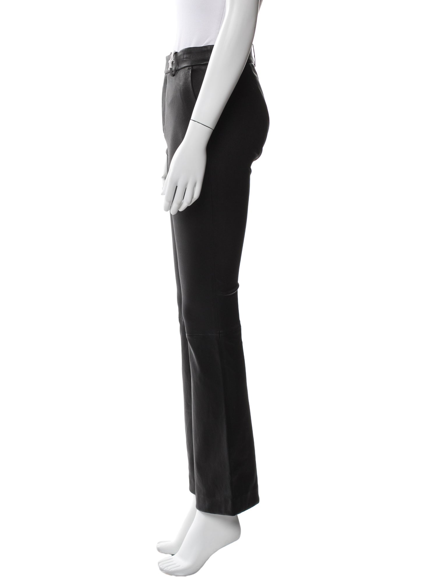 Staud Lamb Leather Straight Leg Pants w/ Tags