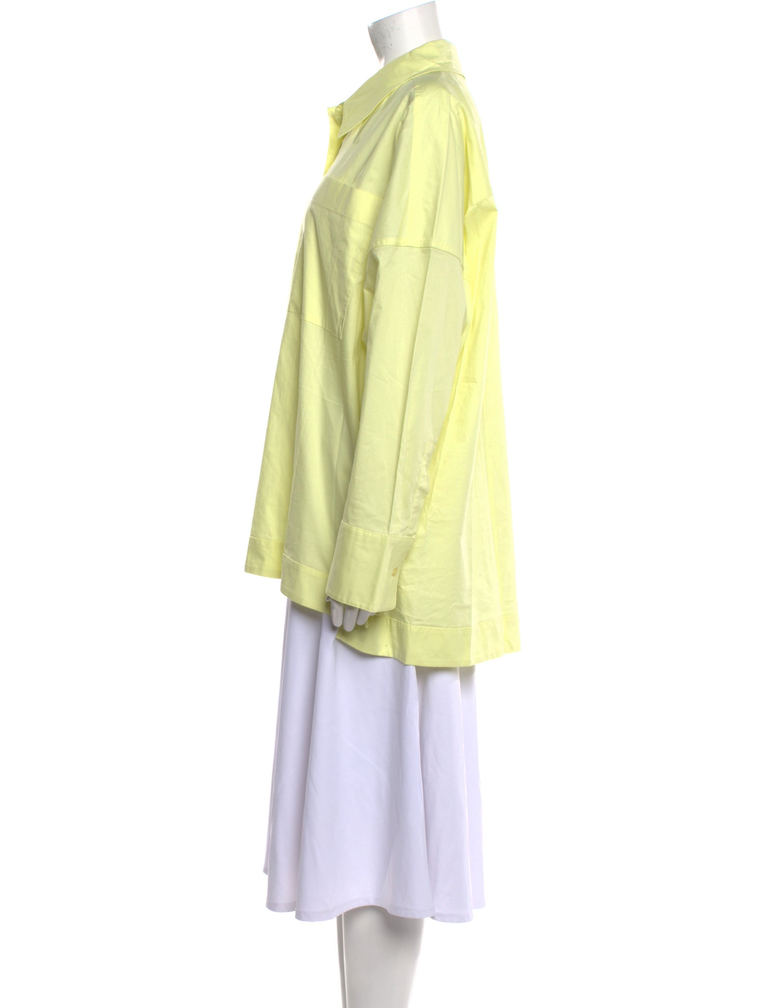 Staud Long Sleeve Button-Up Top