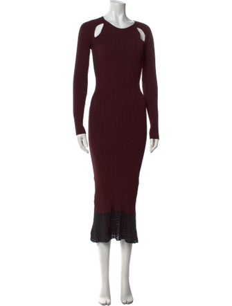 Staud Scoop Neck Long Dress