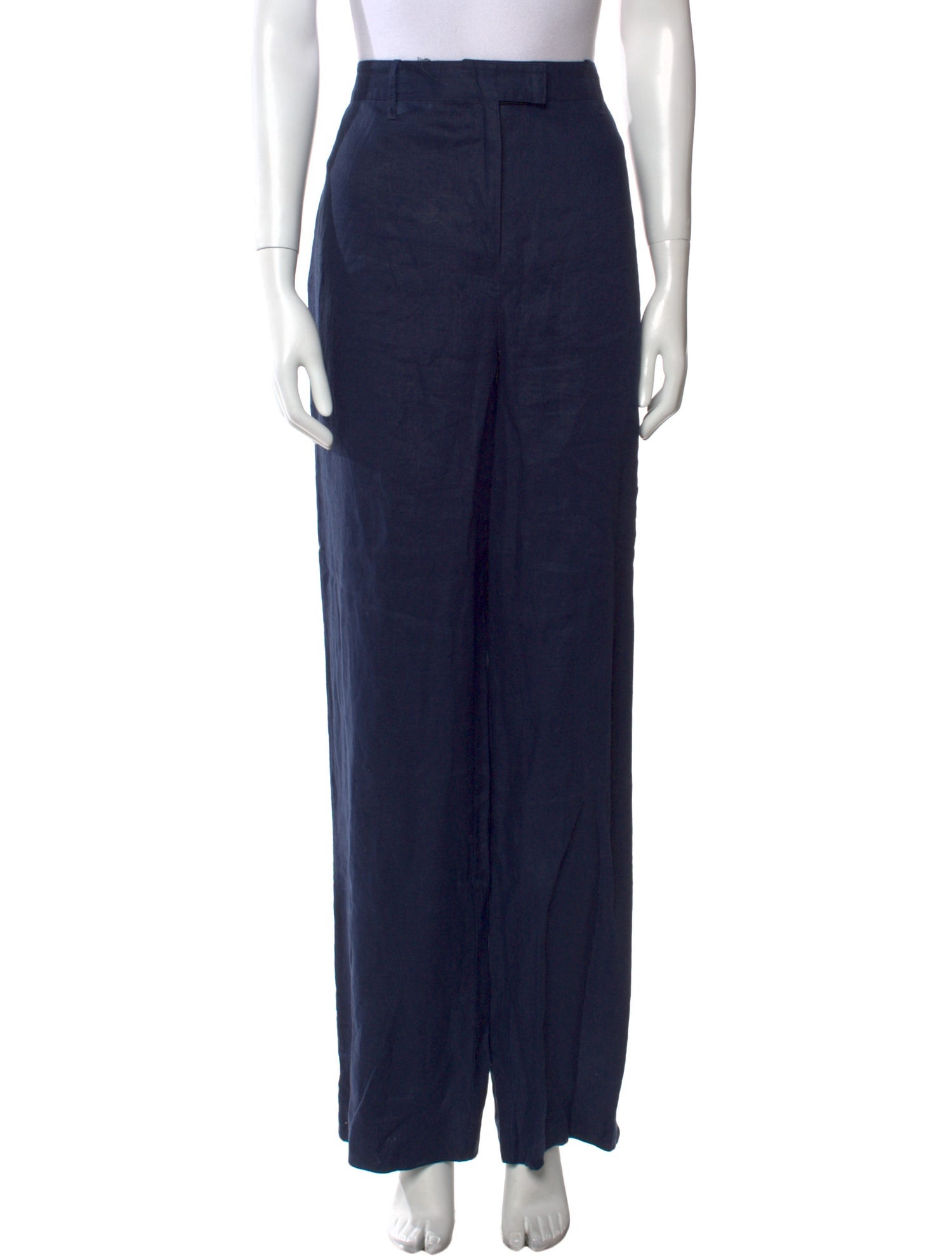 Staud Linen Wide Leg Pants