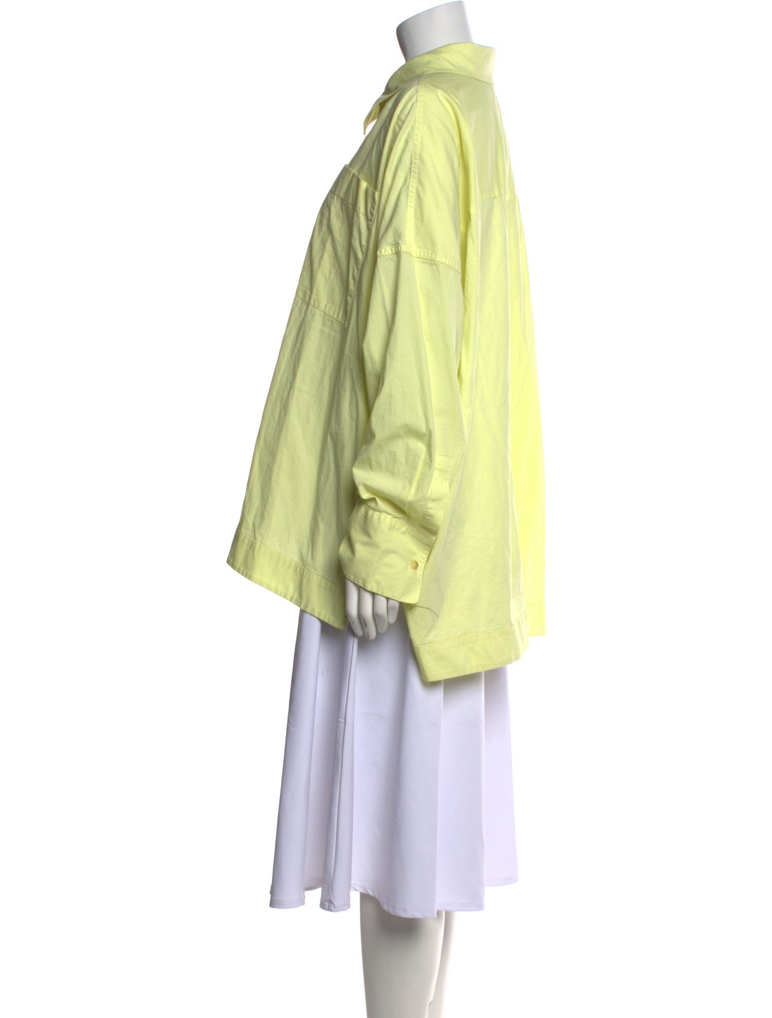 Staud Long Sleeve Button-Up Top