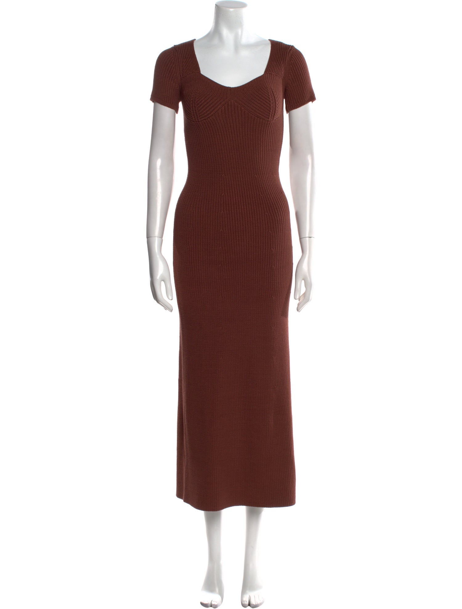 Staud Scoop Neck Long Dress