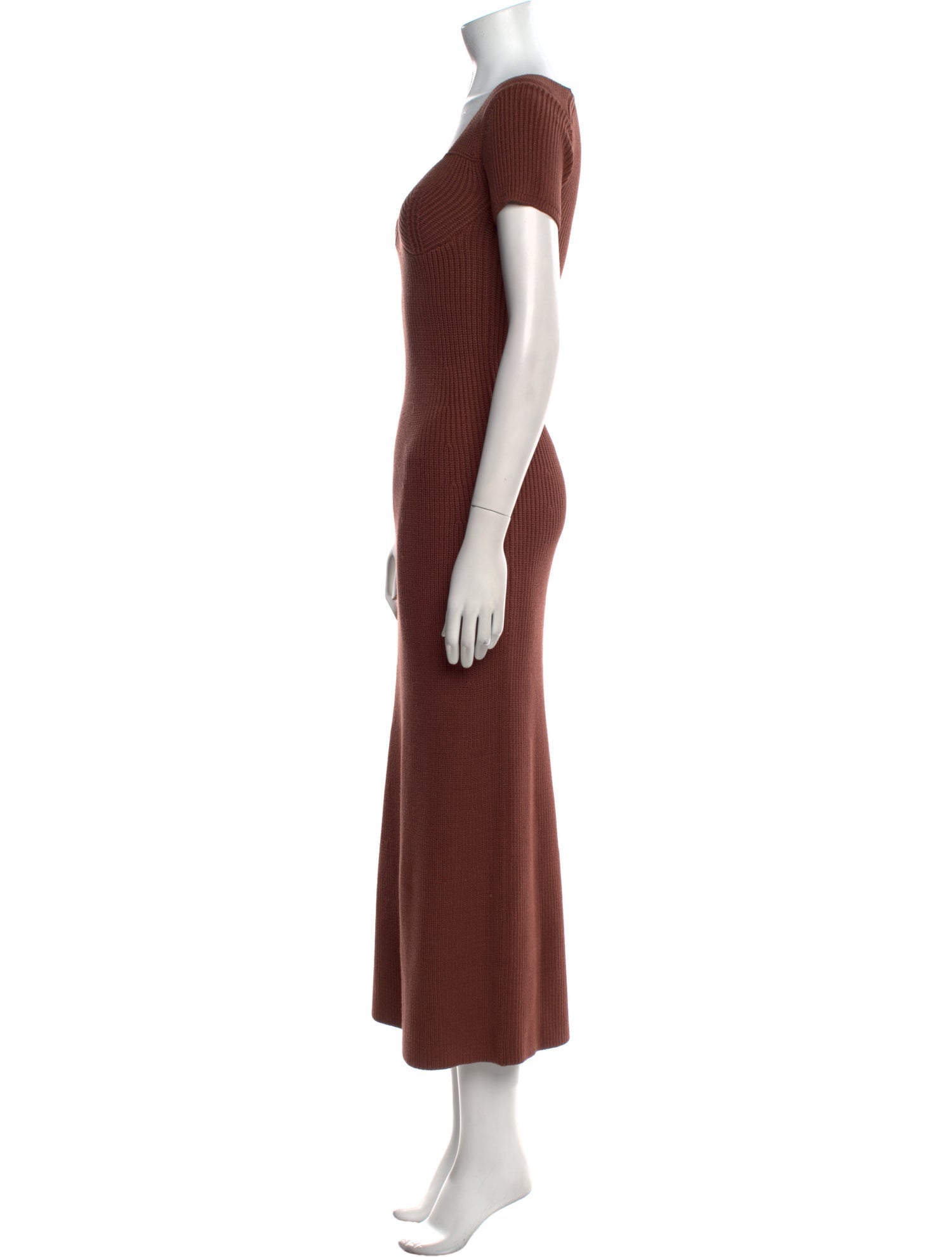 Staud Scoop Neck Long Dress