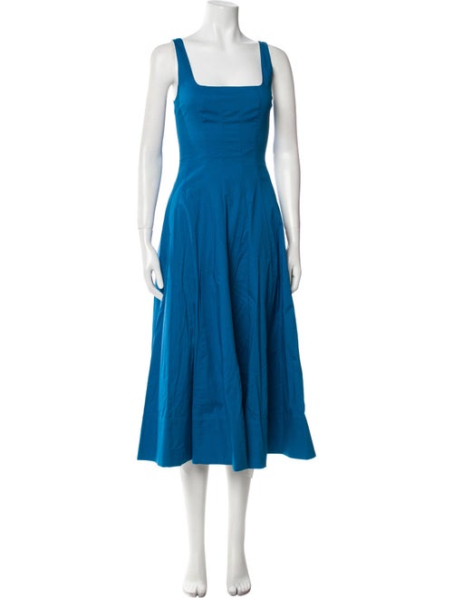 Staud Square Neckline Long Dress