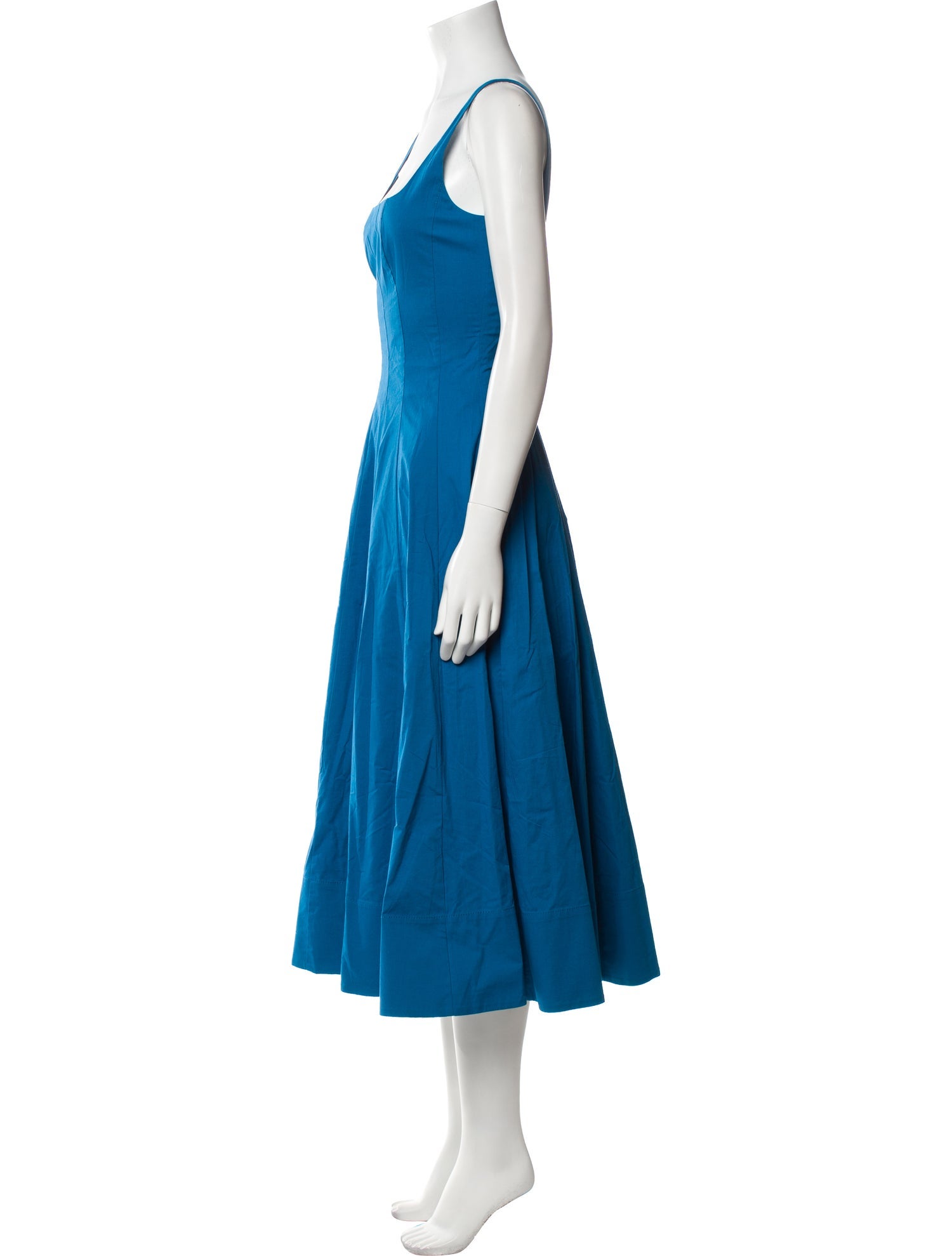 Staud Square Neckline Long Dress