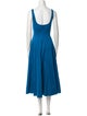 Staud Square Neckline Long Dress