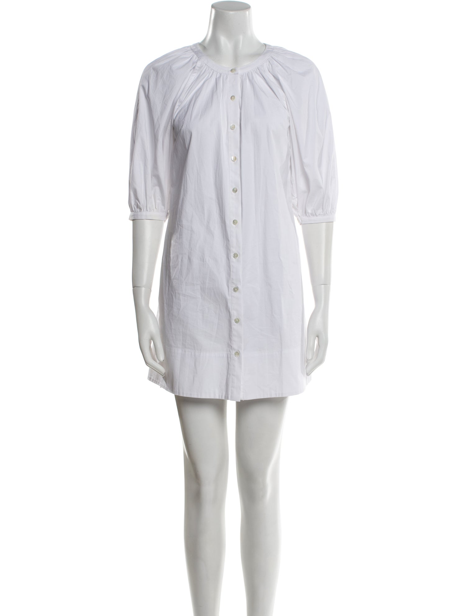 Staud Crew Neck Mini Dress