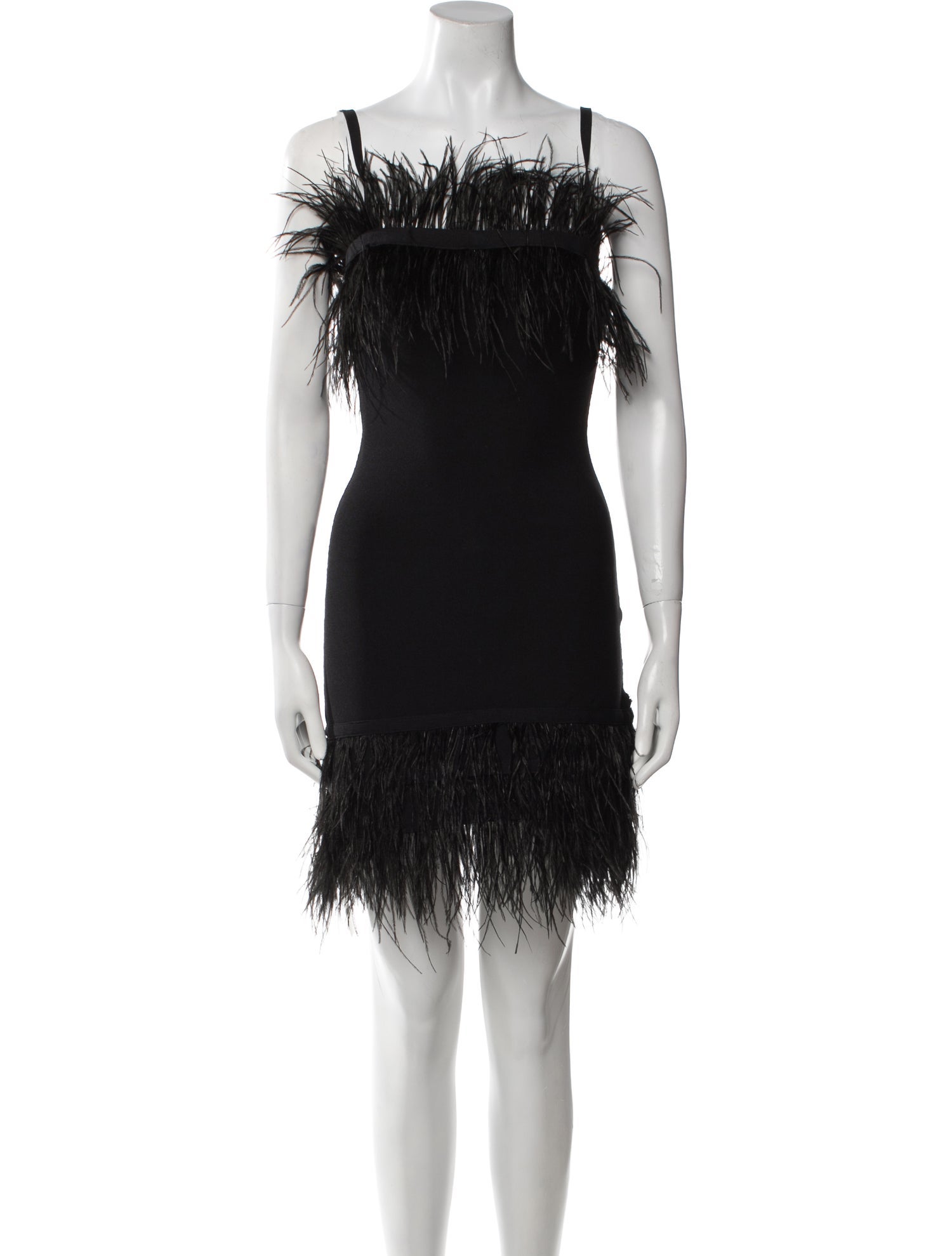 Staud Square Neckline Mini Dress