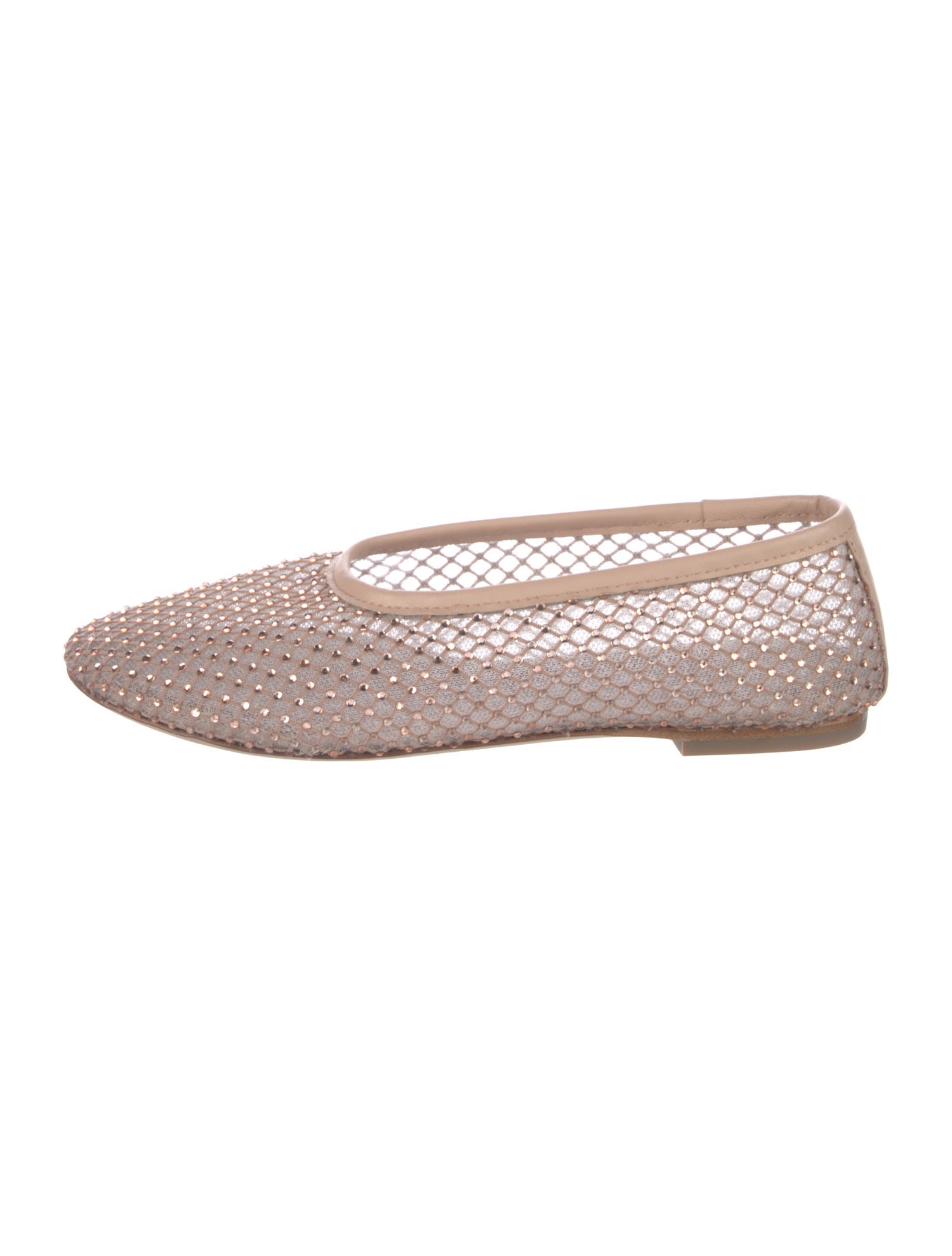 Staud Patterned Studded Accents Ballet Flats