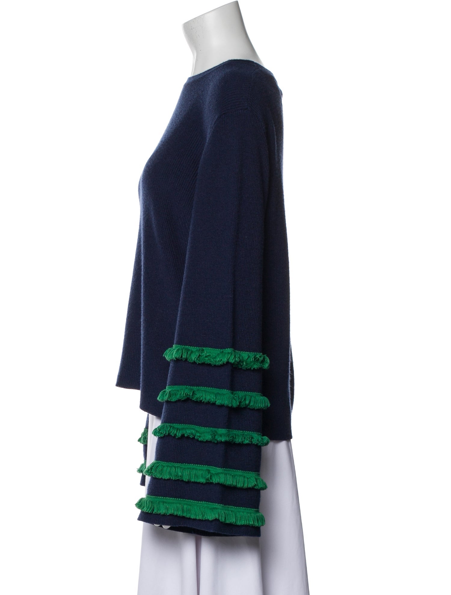 Staud Striped Bateau Neckline Tunic