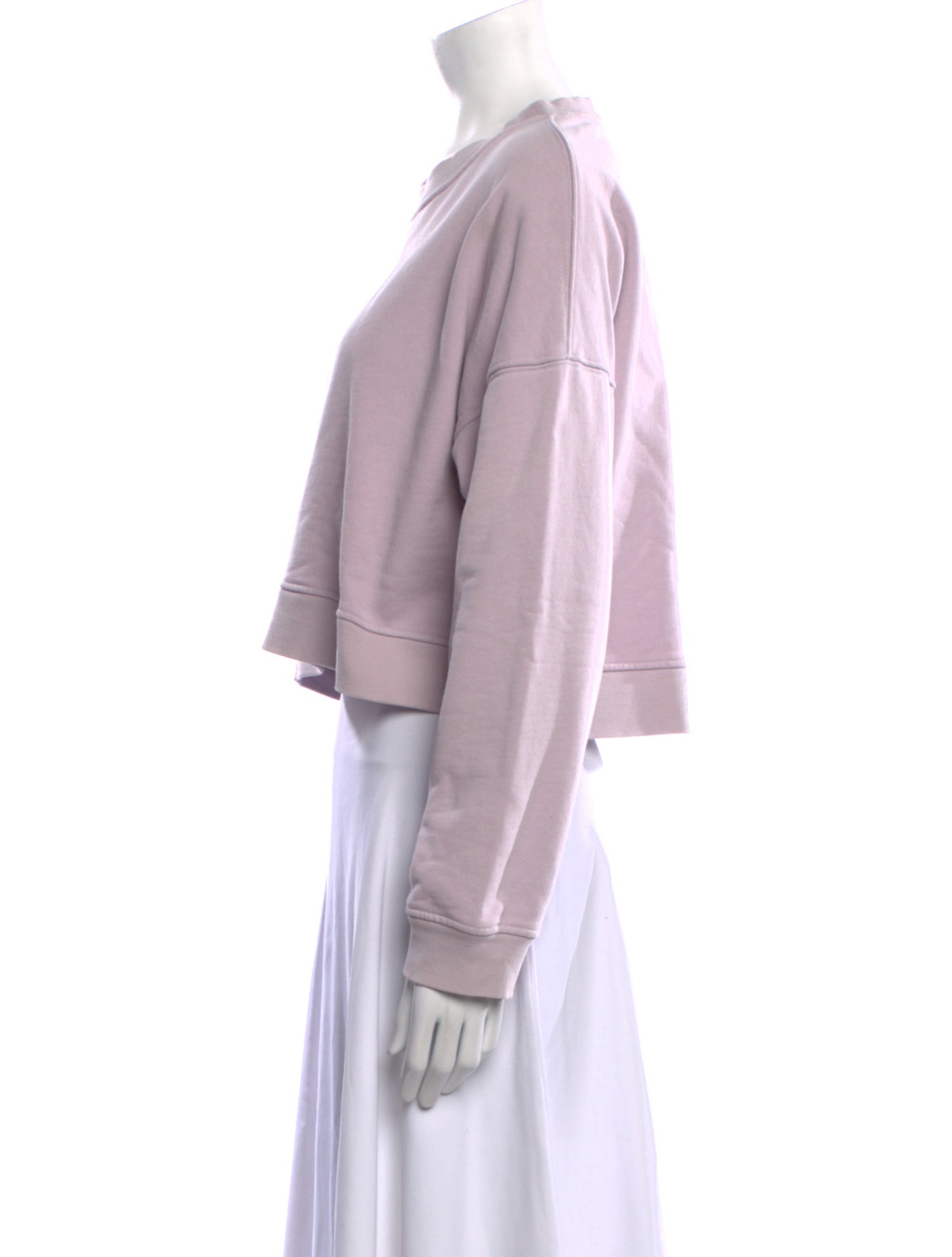 Staud Crew Neck Long Sleeve Sweatshirt